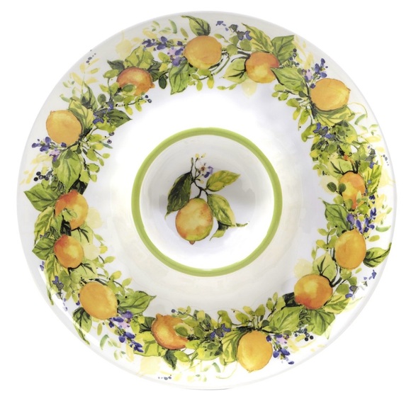 Certified International Lemon Zest 3-pc. Melamine Hostess...